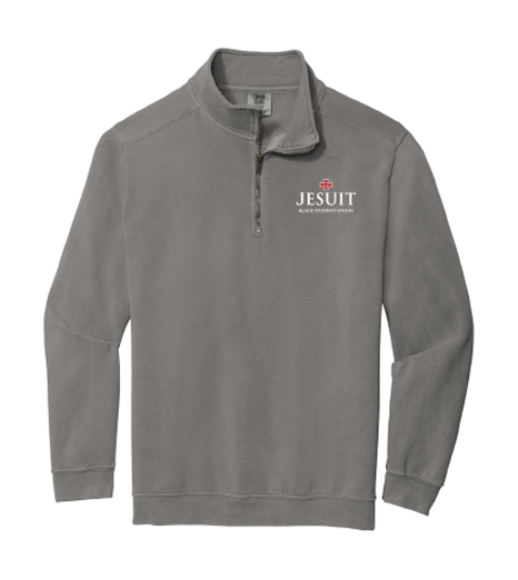 BSU Comfort Colors Ring Spun 1/4-Zip Sweatshirt