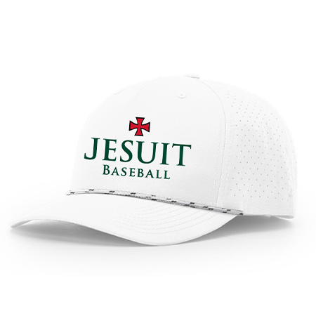 Jesuit Baseball Richardson Laser Perf Rope Cap White