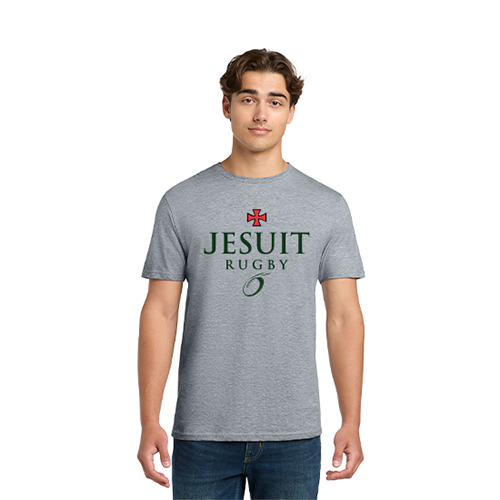 Sports Grey Gildan Softstyle T-Shirt - Rugby