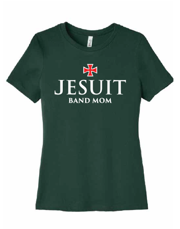Band Bella + Canvas Dark Gren Band Mom T-Shirt