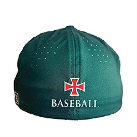 Jesuit Baseball White/Dk Green Cap #2