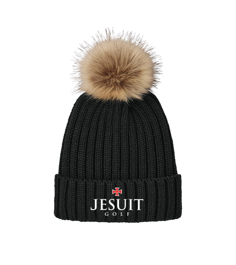 Port Authority® Faux Fur Pom Beanie