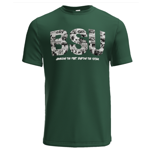 BSU Forest Green Sport-Tek Echo Graphic Tee