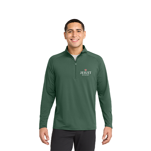 Forest Green Sport-Tek Stretch 1/4-Zip Pullover