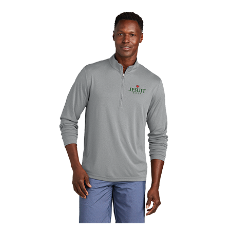 TravisMathew Coto Performance 1/4-Zip - Grey Heather